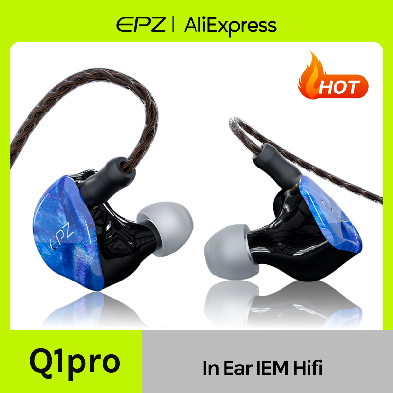 Planar Magnetic Iem Earphones - EPZ Q1 Pro Yunshuilan Earphones Wired