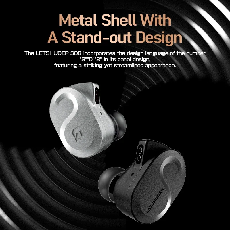 Letshuoer S08 IEM In-ear Monit - Planar Magnetic Iem Earphones 评论和价格