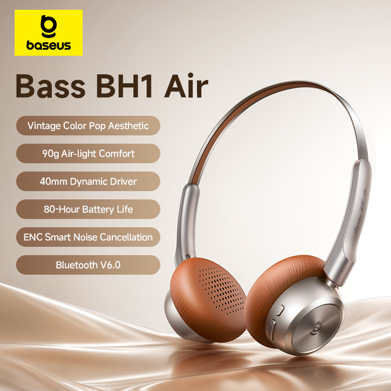 Baseus BH1 Air Wireless Headph - Anc Wireless Over Ear Headphones 评论和价格