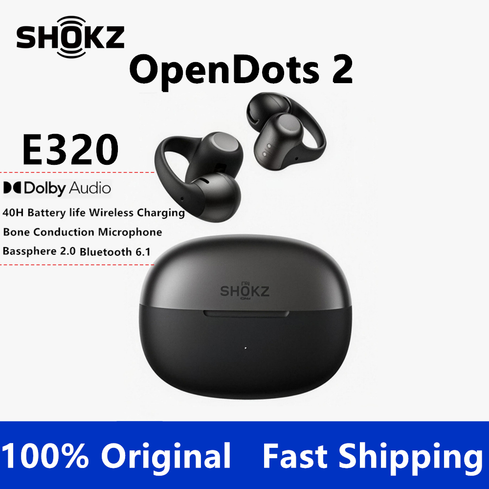 SHOKZ OpenDots 2 Open Bluetoot - Type C Wired Earphones With Mic 评论和价格