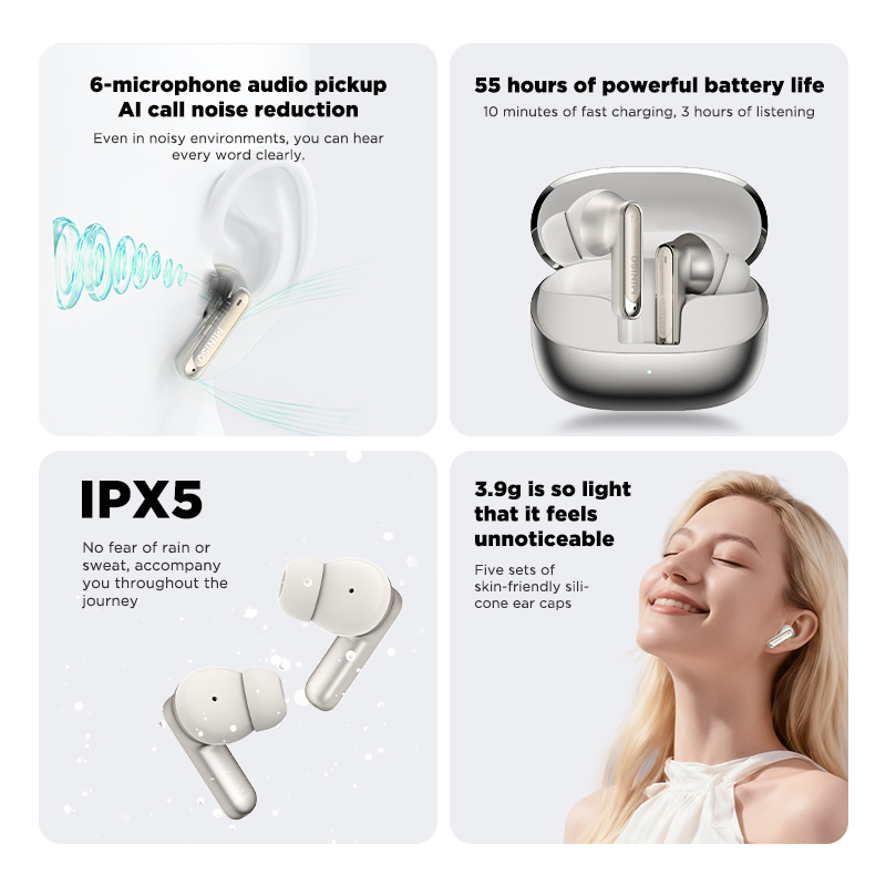 MINISO MS106 Bluetooth Earphon - Headphones 评论和价格