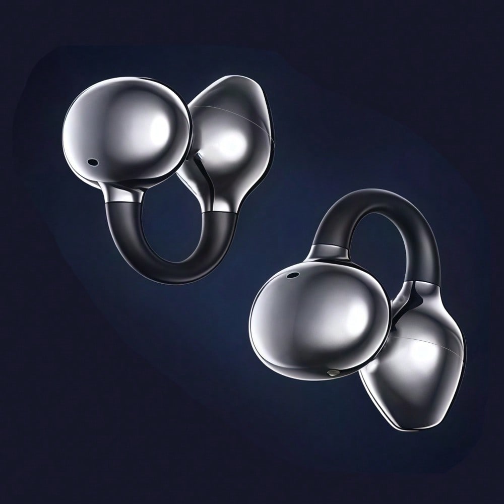 Wireless Open Ear Earclip ENC  - Bone Conduction Running Headphones 评论和价格