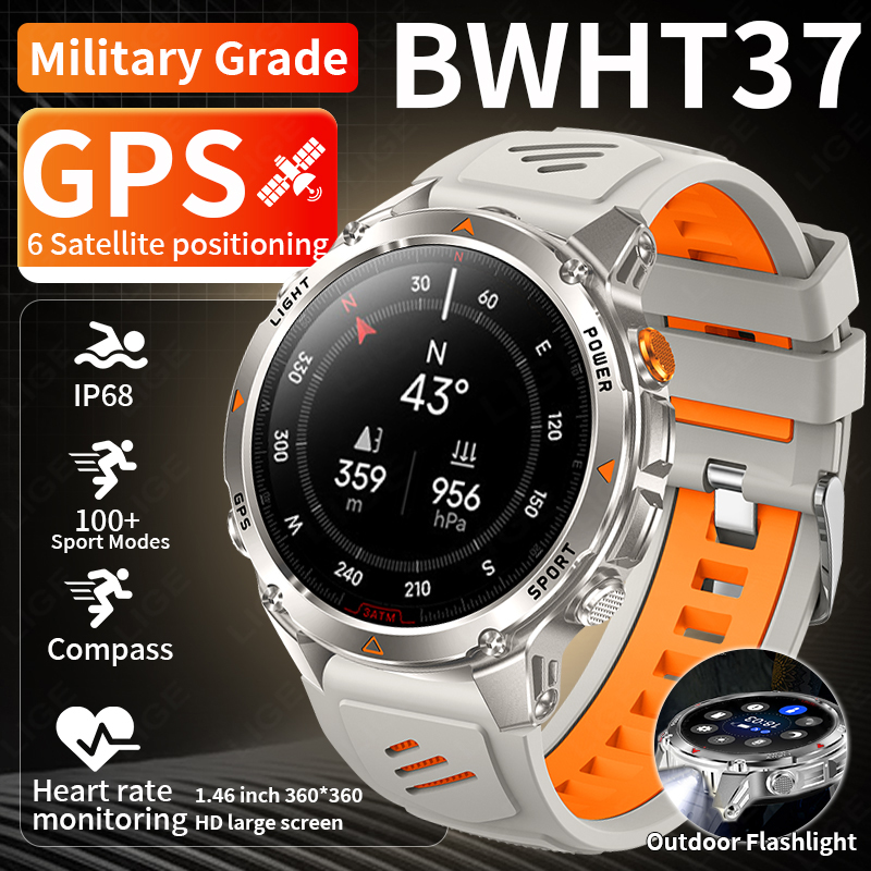 LIGE Rugged GPS Track Smart Wa - Smartwatches 评论和价格